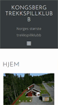 Mobile Screenshot of kongsberg-trekkspillklubb.no
